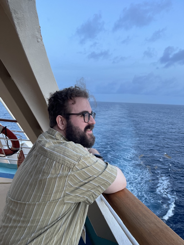 Kurt on a cruise